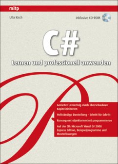 C sharp - Lernen und professionell anwenden, m. CD-ROM - Kirch, Ulla