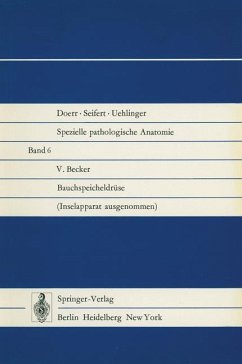 Bauchspeicheldrüse. Inselapparat ausgenommen / Spezielle pathologische Anatomie Bd.6 - Becker, Volker