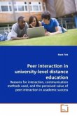 Peer interaction in university-level distance education