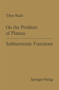 On the Problem of Plateau / Subharmonic Functions - Rado, T.