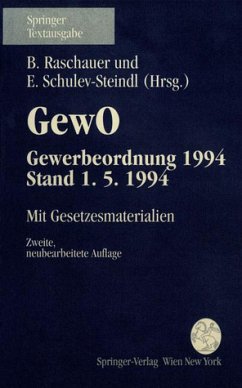 Cover Gewerbeordnung 1994 (GewO)