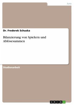 Bilanzierung von Spielern und Ablösesummen