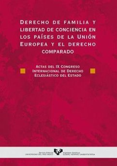 Derecho de familia y libertad de conciencia en los países de la Unión Europea y el derecho comparado