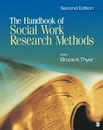 The Handbook of Social Work Research Methods - Thyer, Bruce A