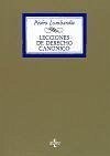 Lecciones de derecho canónico: : introducción, derecho constitucional, parte general - Lombardía Díaz, Pedro