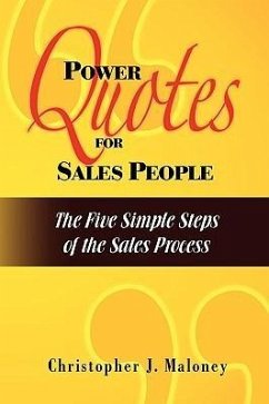 Power Quotes for Sales People - Maloney, Christopher J.