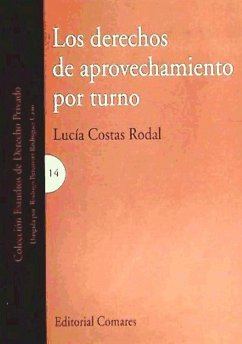 Los derechos de aprovechamiento por turno - Costas Rodal, Lucía