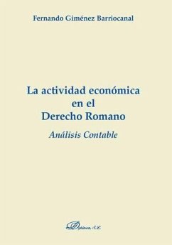 La actividad económica en el derecho romano : análisis contable - Giménez Barriocanal, Fernando