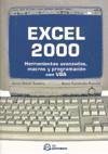 Excel 2000 : herramientas avanzadas, macros y programación con VBA - Belchí Tendero, Jesús Fernández Pascual, Gema