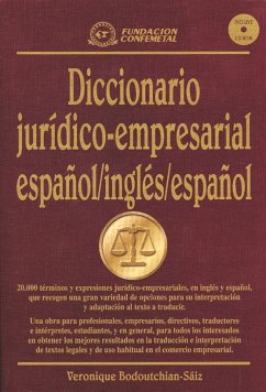 Diccionario jurídico-empresarial español-inglés / inglés-español - Bodoutchian Saiz, Veronique