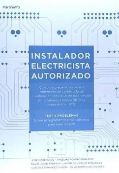 Instalador electricista autorizado - Moreno Gil, José