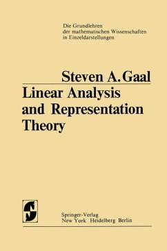 Linear Analysis and Representation Theory. (=Grundlehren der mathematischen Wissenschaften - Band 198)