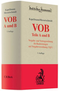 VOB Teile A und B - Kapellmann, Klaus / Messerschmidt, Burkhard (Hrsg.)