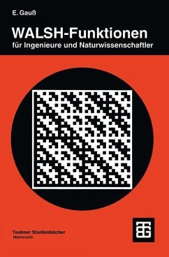 WALSH-Funktionen für Ingenieure und Naturwissenschaftler - Gauß, Eugen