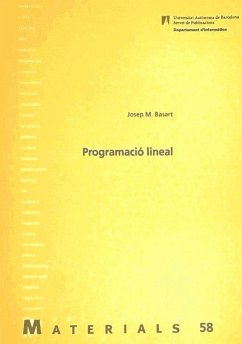 Programació lineal - Basart i Muñoz, Josep M.