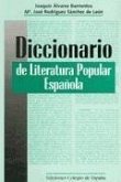 Diccionario de literatura popular española