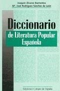 Diccionario de literatura popular española - Álvarez Barrientos, Joaquín