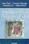 Cover Introducción a la pedagogía de la fé