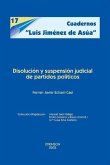 Disolución y suspensión judicial de partidos políticos