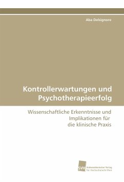 Kontrollerwartungen und Psychotherapieerfolg - Delsignore, Aba