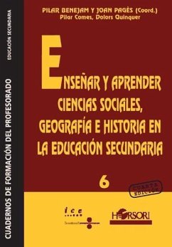 Enseñar y aprender ciencias sociales, geografía e historia en la Educación Secundaria