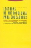 Lecturas de antropología para educadores : el ámbito de la antropología de la educación y de la etnografía escolar