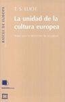 La unidad de la cultura europea : notas para la definición de la cultura