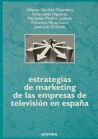 Cover Estrategias de marketing de las empresas de televisión en España