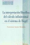 Cover La interpretación filosófica del cálculo infinitesimal en el sistema de Hegel