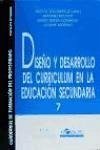 Diseño y desarrollo del currículum en la ESO - Escudero Morillo, Juan Manuel; Escudero, Juan