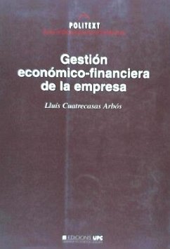 Gestión económico-financiera de la empresa - Cuatrecasas Arbós, Lluís
