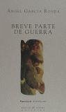 Breve parte de Guerra : las novelas de Raúl Guerra Garrido