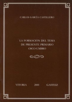 La formación del tema del presente primario osco-umbro - García Castillero, Carlos