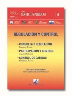 Regulación y control - Cresta, Gustavo; Pedersoli, Mario; Rubio, Fernanda