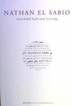 Nathan el sabio - Lessing, Gotthold Ephraim