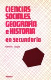 Ciencias sociales, geografía e historia en Secundaria