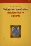 Cover Valoración económica del patrimonio cultural