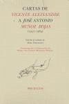 Cover Cartas de Vicente Aleixandre a José Antonio Muñoz Rojas (1937-1984)