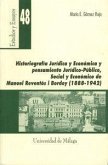 Historiografía jurídica y económica y pensamiento jurídico-público y social y económico de Manuel Reventós i Bordoy (1888-1942)