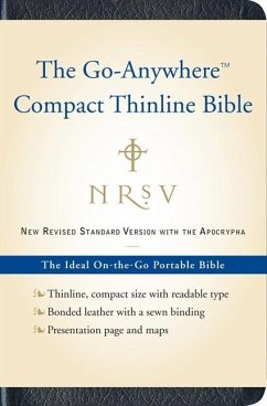 NRSV, The Go-Anywhere Compact Thinline Bible with the Apocrypha, Bonded Leather, Navy - Tbd