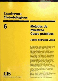 Métodos de muestreo. Casos prácticos - Rodríguez Osuna, Jacinto