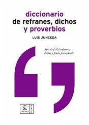Cover Diccionario de refranes, dichos y proverbios