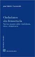 Ciudadanos sin democracia - Rubio Carracedo, José