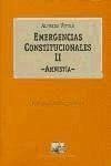 Emergencias constitucionales II. Amnistía