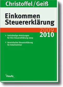 EinkommenSteuererklärung 2009/2010 - Christoffel, Hans-Günter; Geiß, Wolfgang