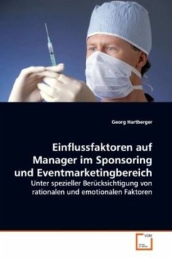Einflussfaktoren auf Manager im Sponsoring und Eventmarketingbereich - Hartberger, Georg