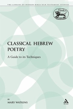 Cover Classical Hebrew Poetry