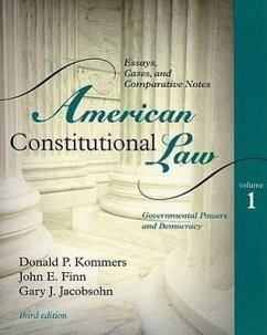 American Constitutional Law, Volume 1: Governmental Powers and Democracy - Kommers, Donald P.; Finn, John E.; Jacobsohn, Gary J.