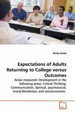 Expectations of Adults Returning to College versus Outcomes - Roddy, Shirley