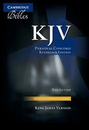 Personal Concord Reference Bible-KJV